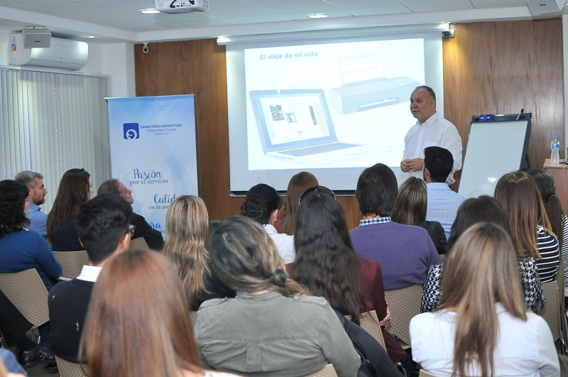 Las presentaciones fueron en sala de Ateneos de Sanatorio Argentino, calle San Luis 433 oeste.